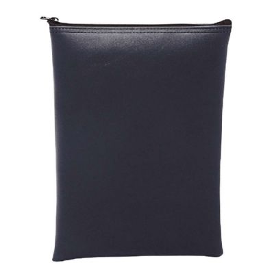  Leatherette Vertical Zipper Wallet Bank Bag