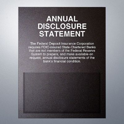 Annual Disclosure Statement, FDIC Banks (Non Fed. Reserve) - Magnetic