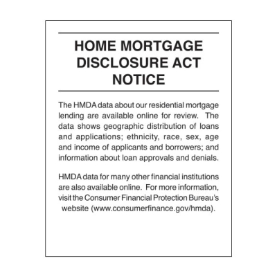 Home Mortgage Disclosure