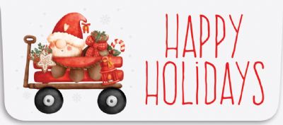 "Happy Holidays" Currency Envelope - Wagon