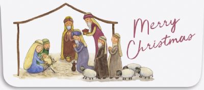 "Merry Christmas" Currency Envelope - Manger