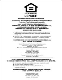 Equal Housing Lender, National Banks 11" X 14" Sign - SPANISH
