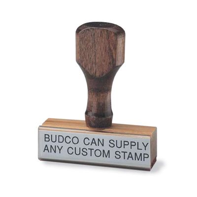 Custom Rubber Stamp - 3/4" x 3"