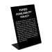Funds Availability Sign - Black/Electronic Deposits Copy (2nd Business Day) 