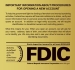 Patriot Act Wall Sign with FDIC Logo - 2018 Beneficial Owners Version
