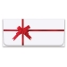 Holiday Currency Envelope - Red Ribbon